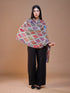 Women's Pure Wool Faux Pashmina Kalamkari Printed Embroidery Stole